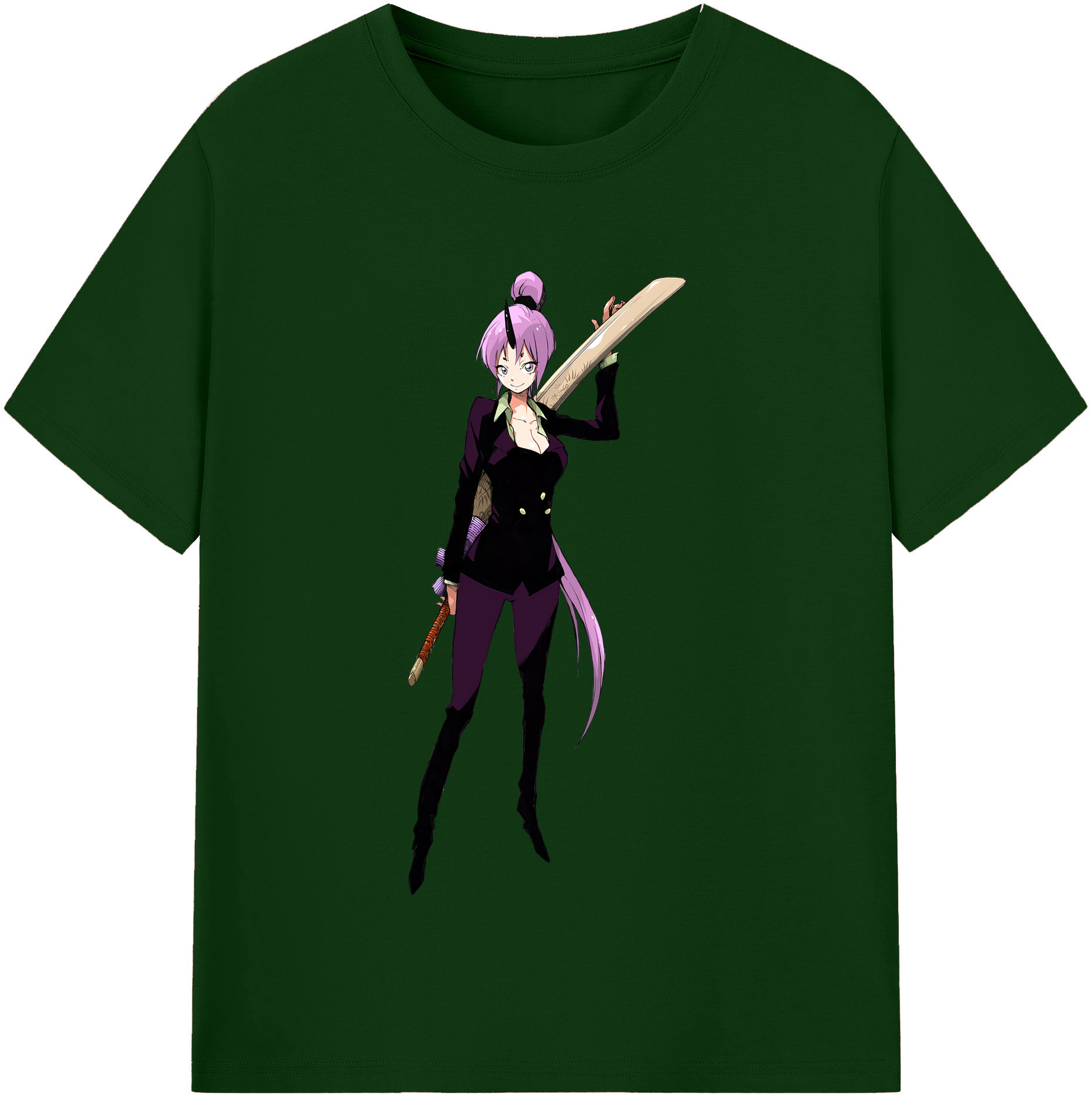 （画像用） 転スラ Regarding Reincarnated to Slime 綿100％半袖Tシャツ（フロントプリント）